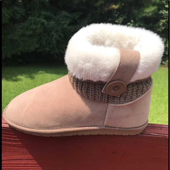 RAMPAGE PARVIN WOMEN’S BEIGE FAUX SUEDE - Picture 2 of 8